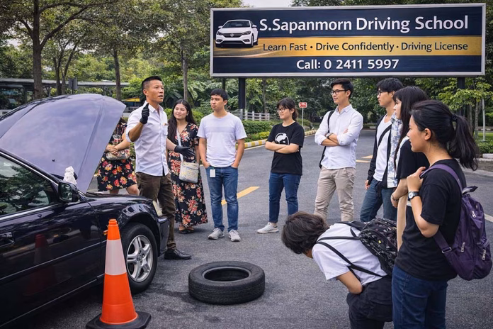 เรียนขับรถยนต์พร้อมสอบใบขับขี่