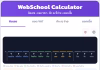 WebSchool Calculator เครื่องคิดเลขออนไลน์ครบจบในที่เดียว ฟรี ไม่มีโฆษณา เครื่องคิดเลชออนไลน์ webschool calculator